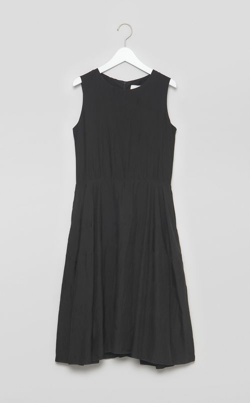 【reADdress】シルクタフタワンピース