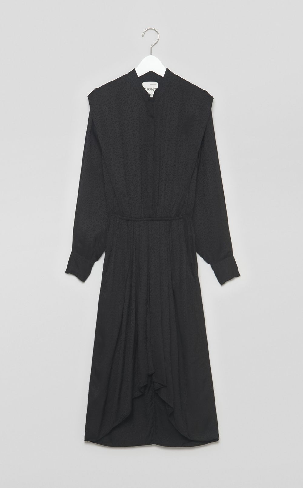 【reADdress】スタンドカラーミディワンピース