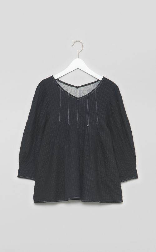 【reADdress】コットンジャカードタックブラウス