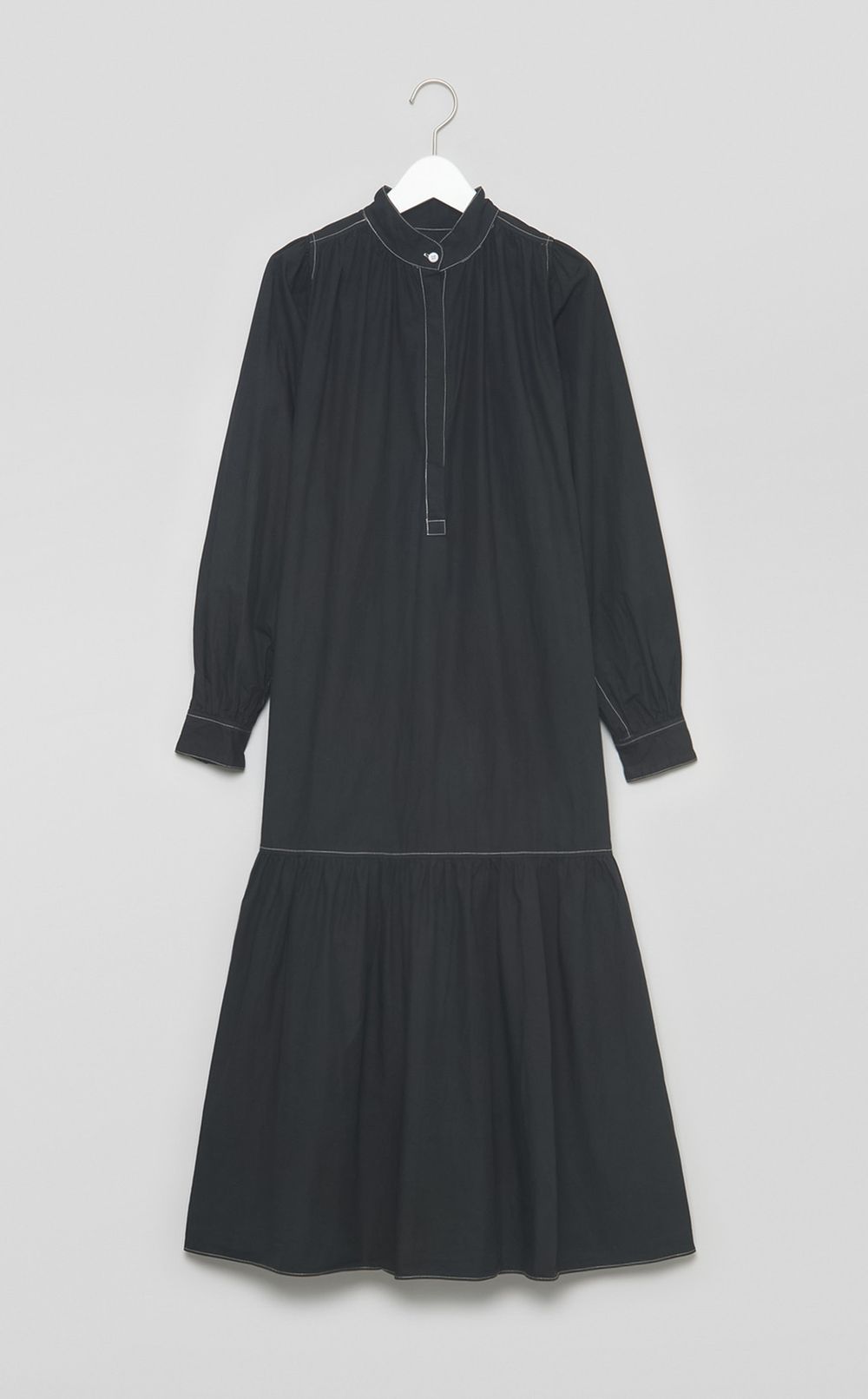 【reADdress】ロングギャザーワンピース