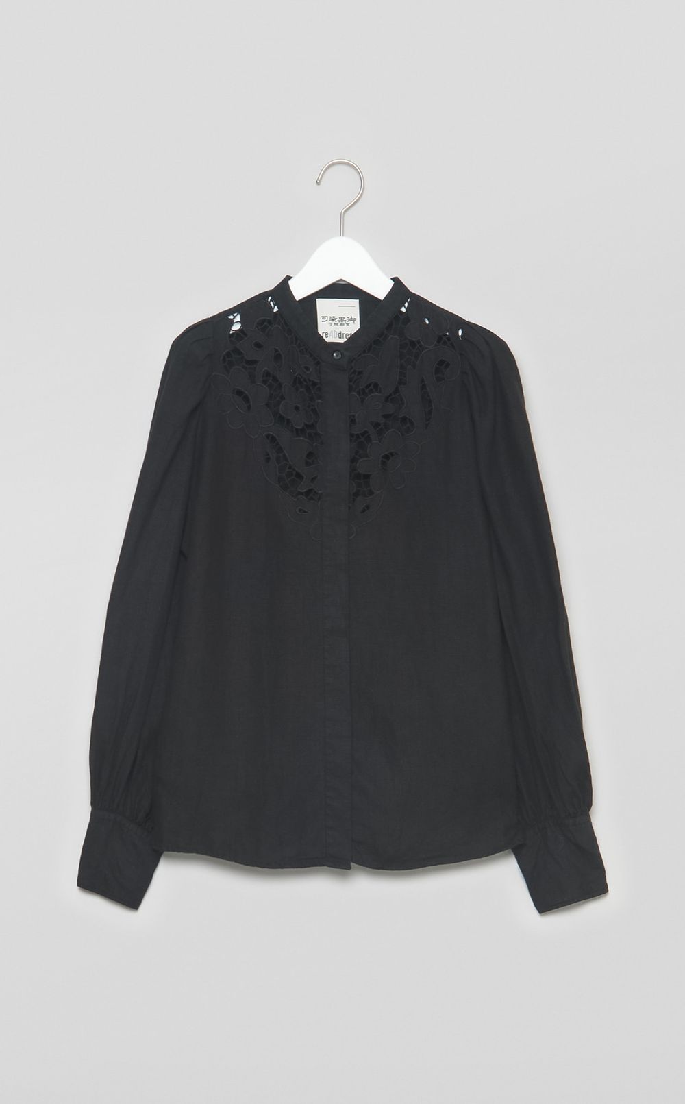 【reADdress】レースリネンブラウス