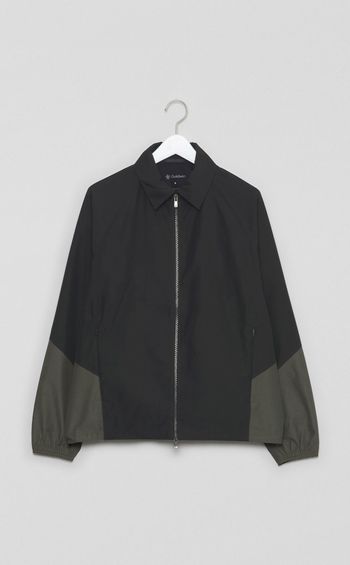 タフタバイカラーブルゾン