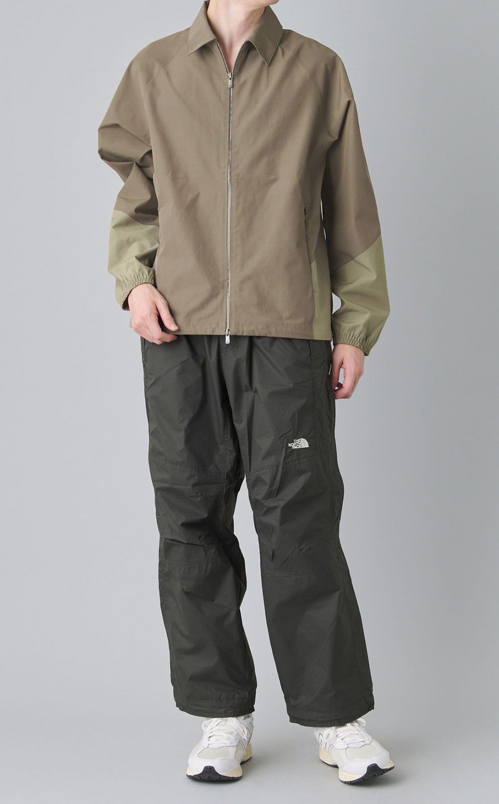 タフタバイカラーブルゾン