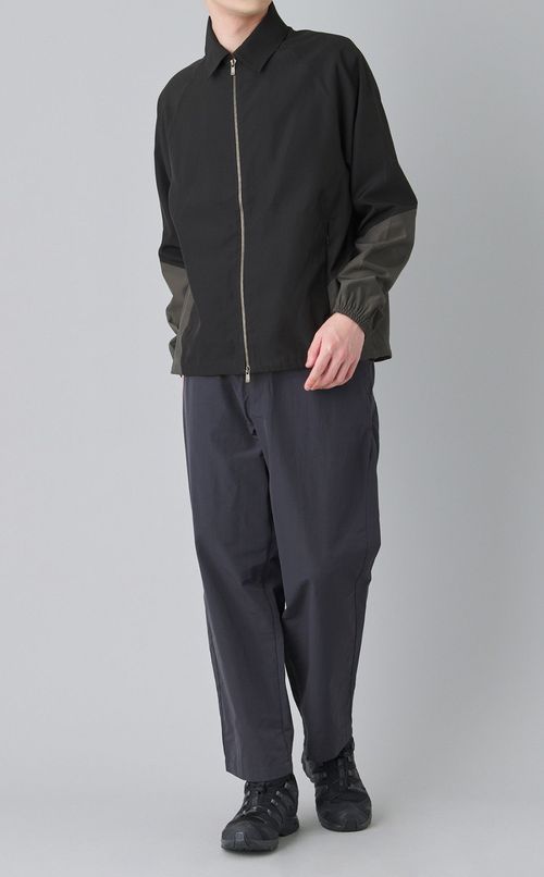 タフタバイカラーブルゾン