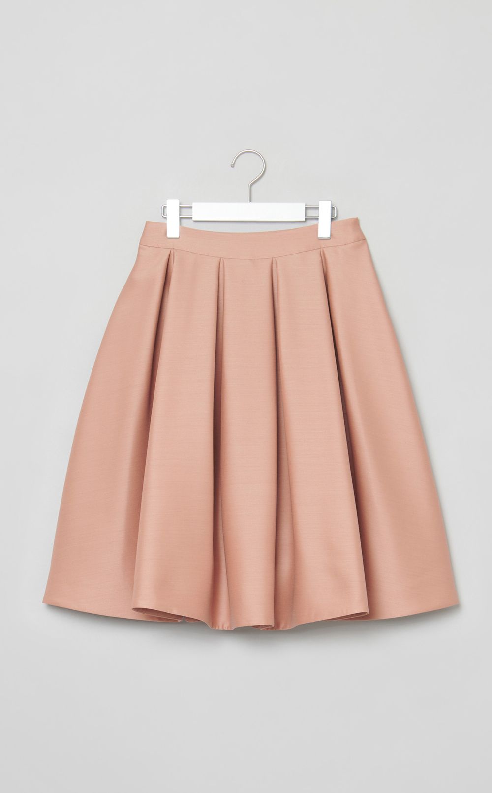 シルクウールフレアスカート