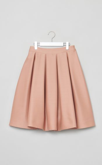 シルクウールフレアスカート