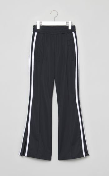 タック入りフレアトラックパンツ