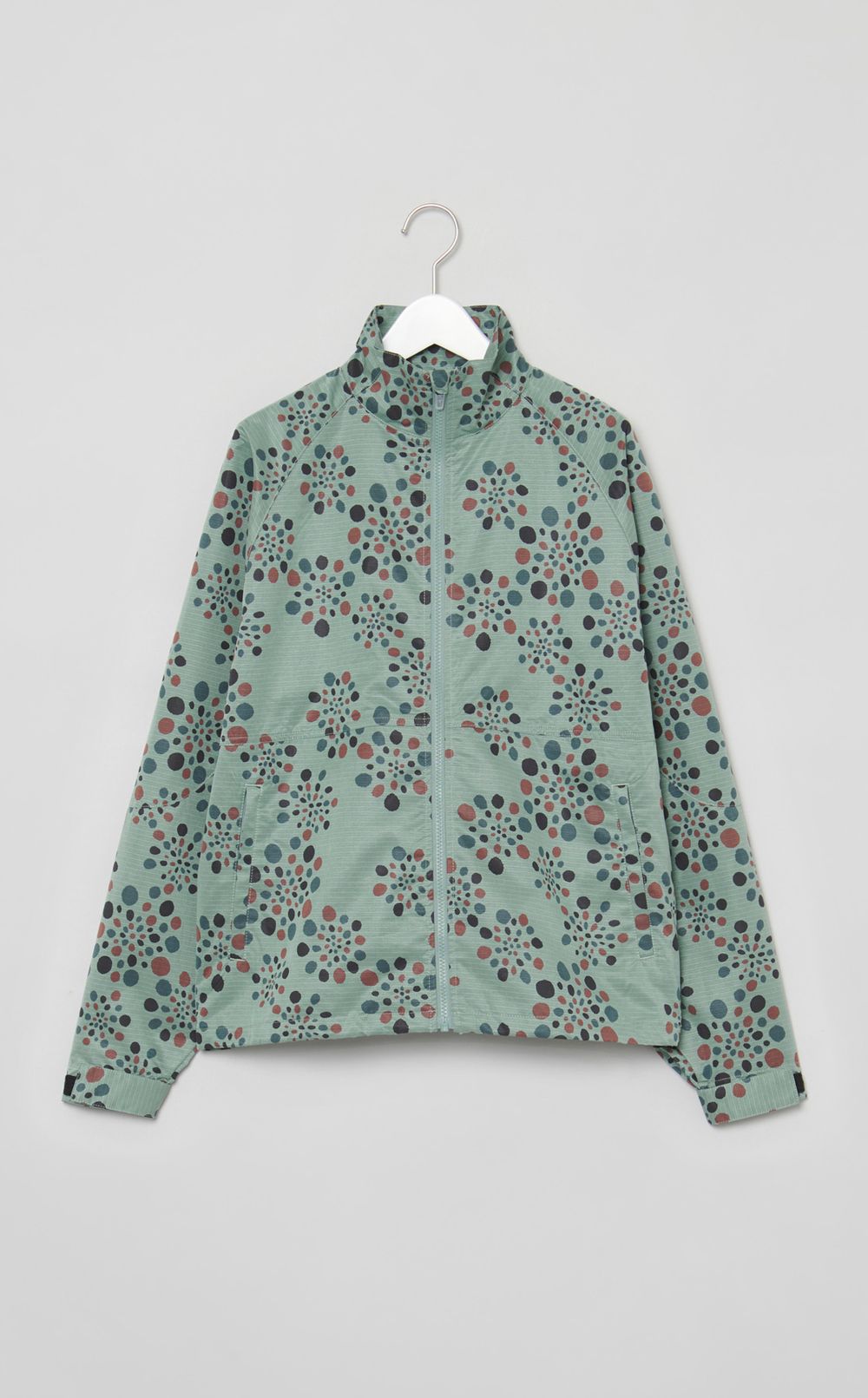 ライトグリッドカモフラブルゾン