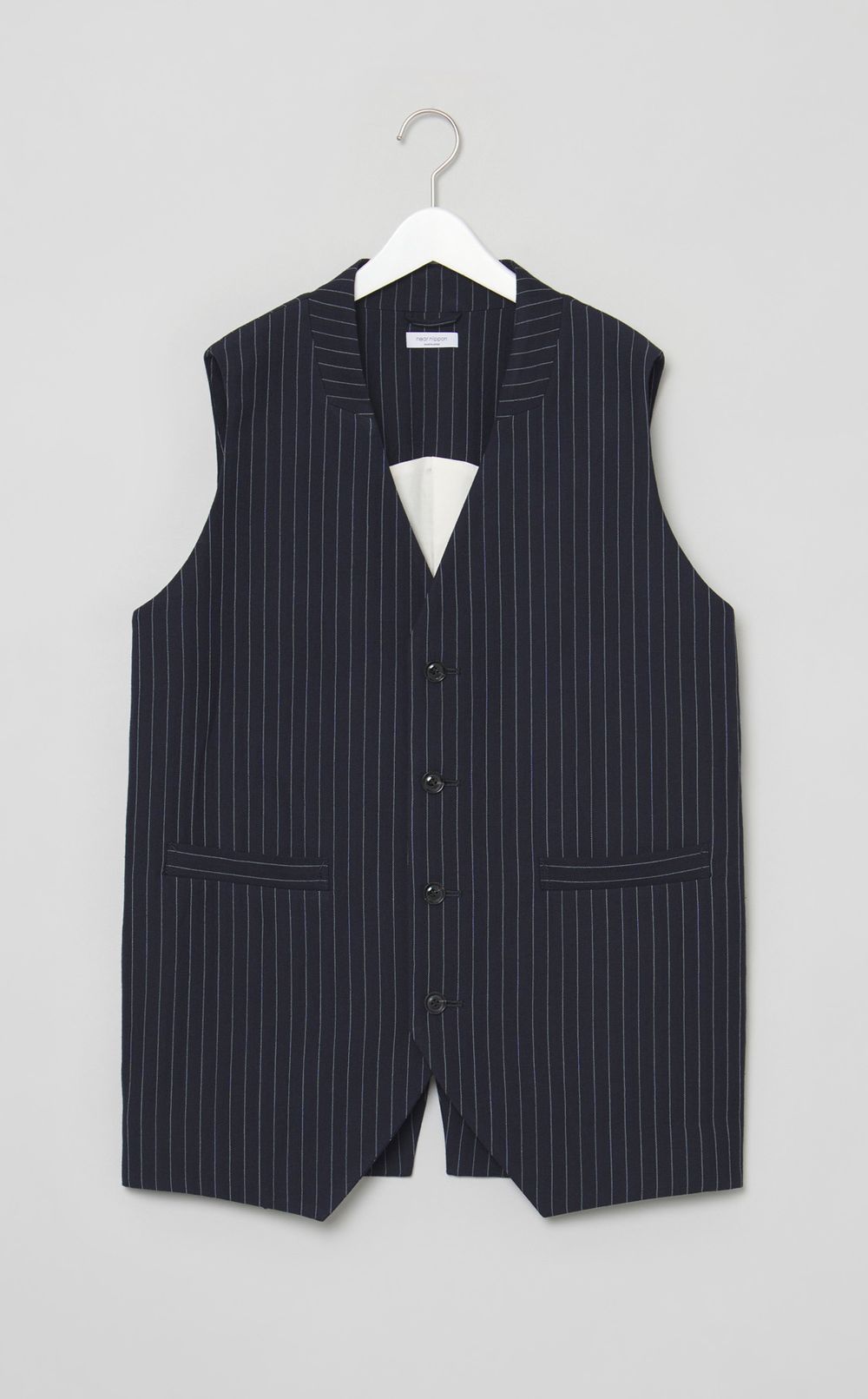 ウールリネンオーバーベスト