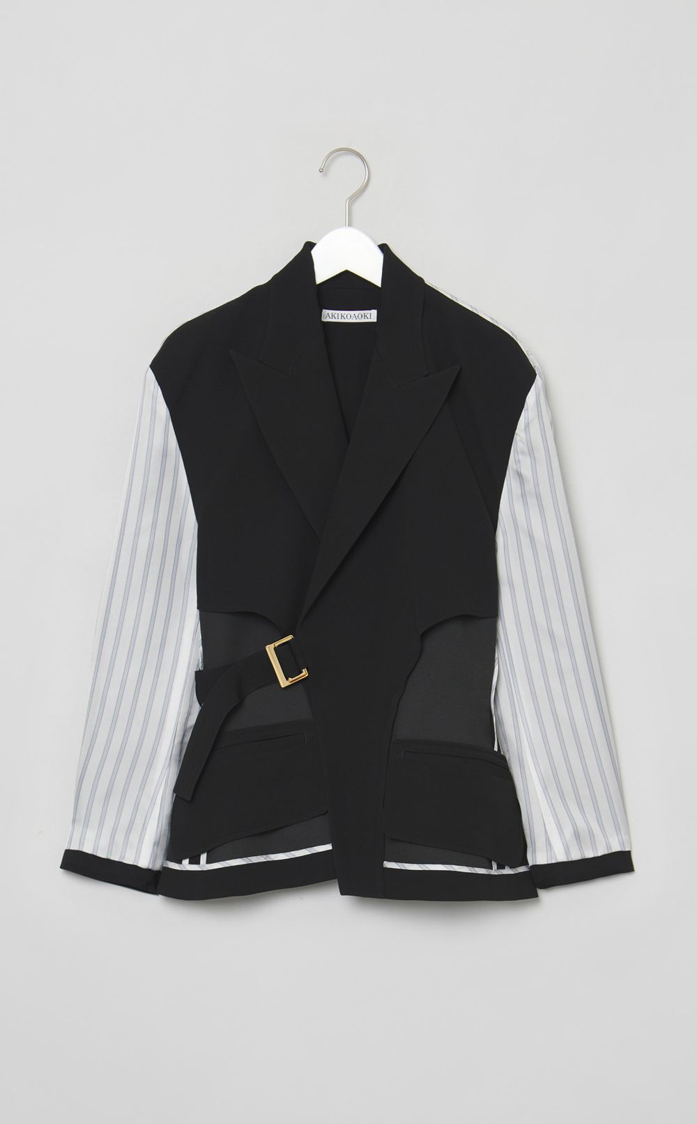 テーラードベルテッドショートジャケット