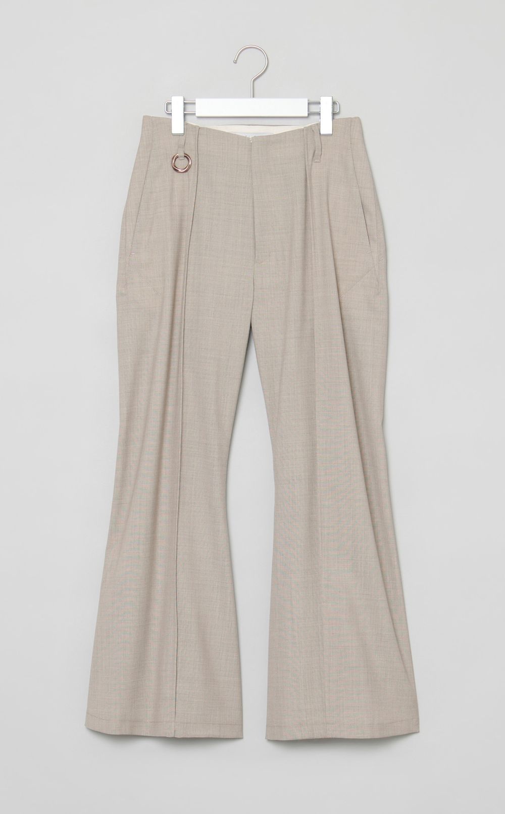 センターシームハイウエストウールパンツ