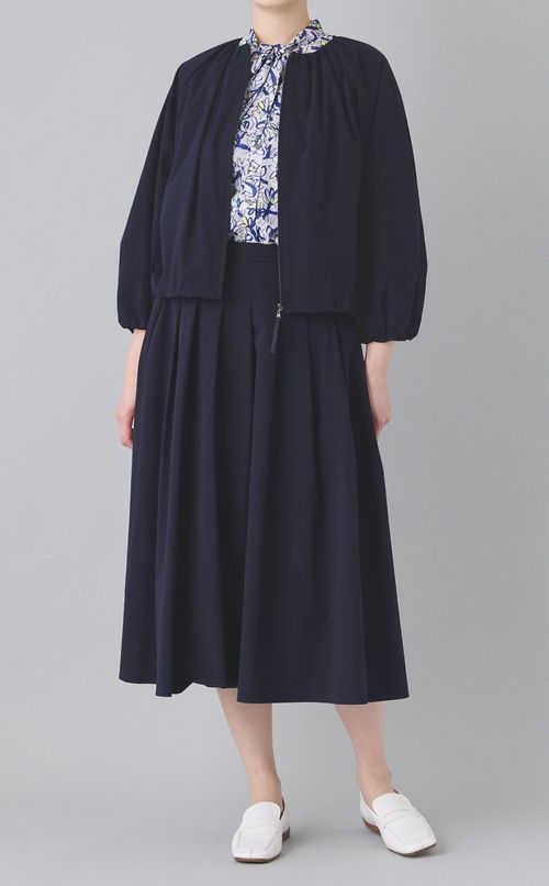 撥水ギャザーブルゾン