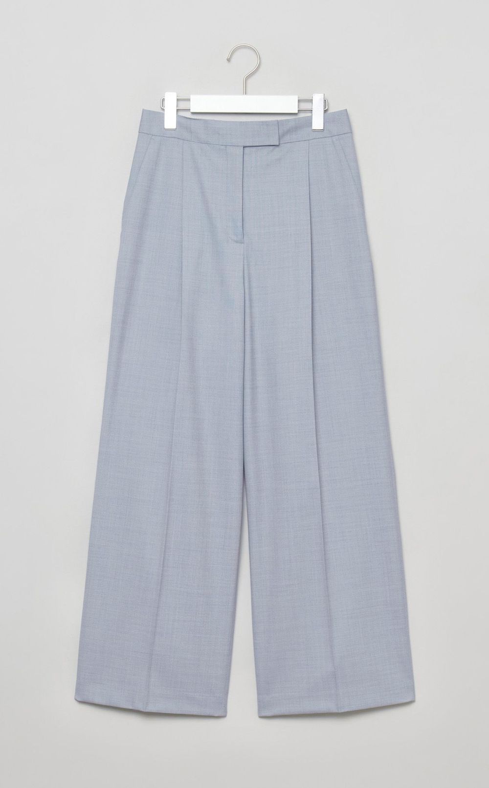 センタープレスワイドパンツ