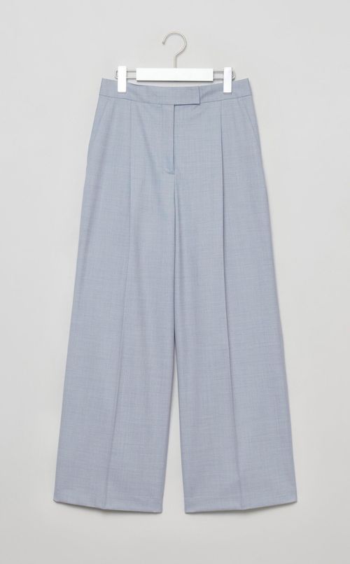 センタープレスワイドパンツ