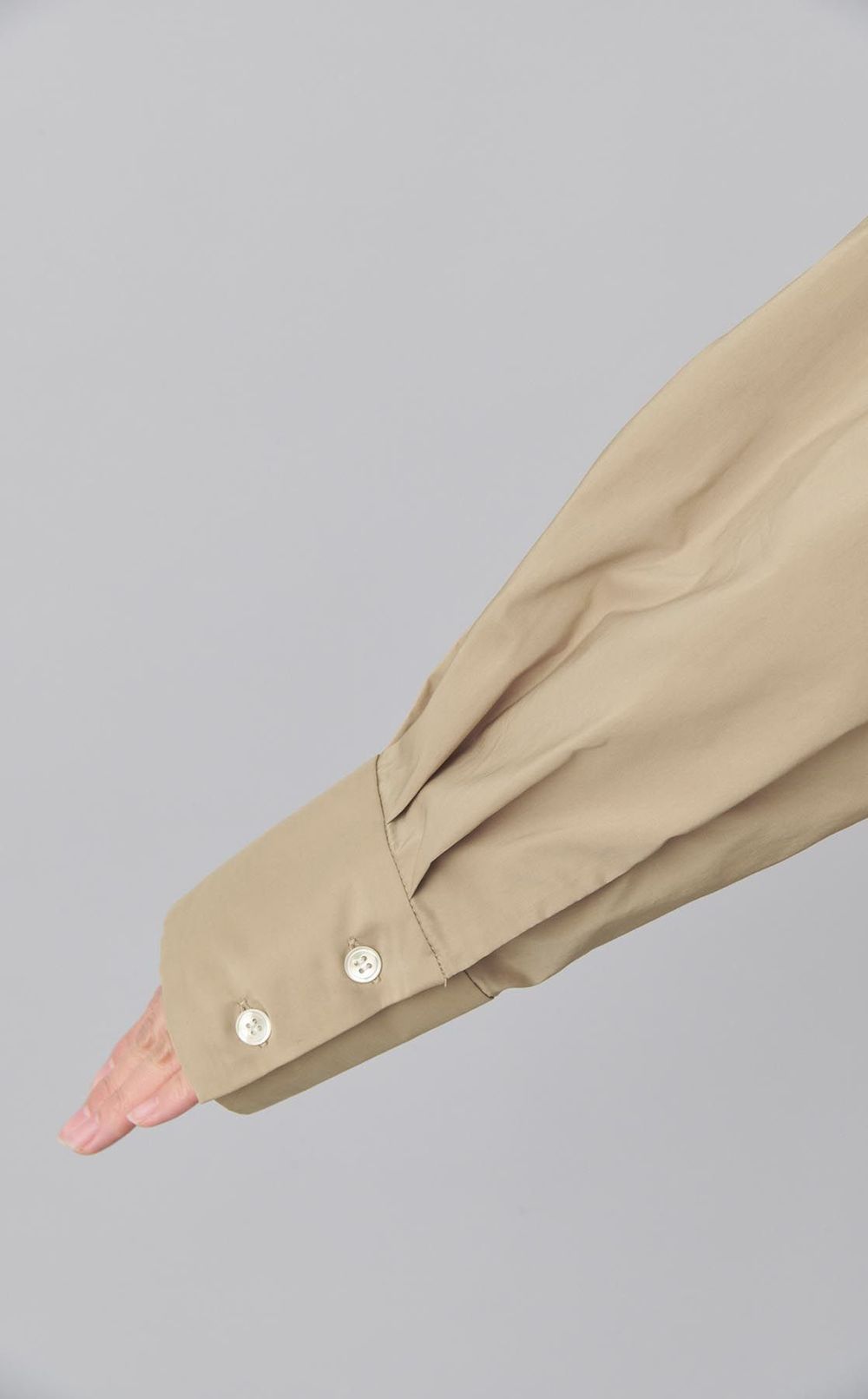 プリーツレイヤードシャツ