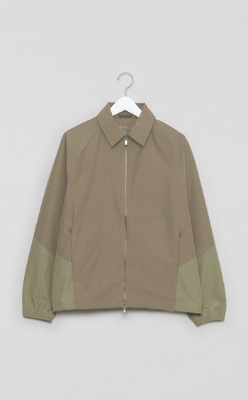 タフタバイカラーブルゾン