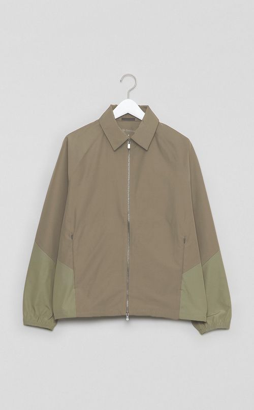 タフタバイカラーブルゾン