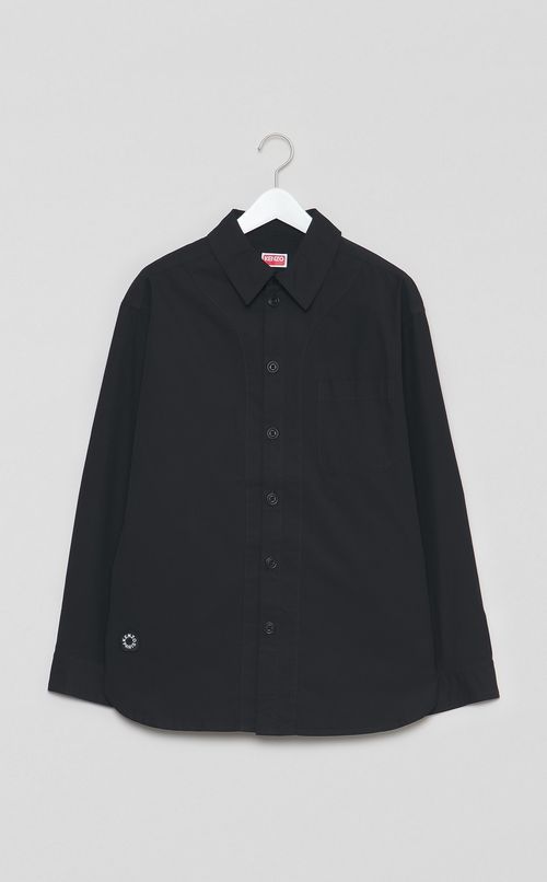 ボケフラワーベースボールシャツ