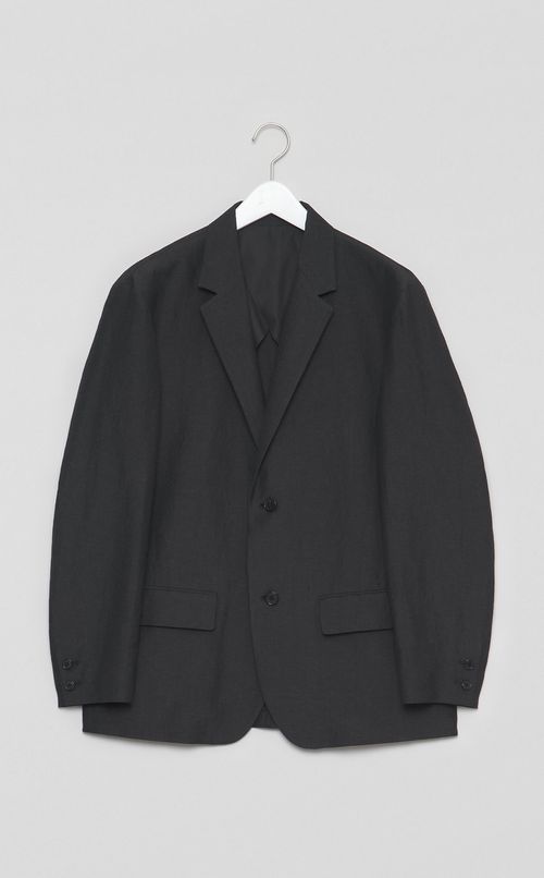 ウールリネン2ボタンジャケット