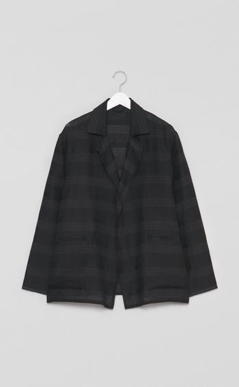 マルチストライプライトシャツジャケット