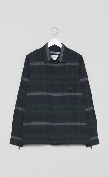 チェックシャツブルゾン