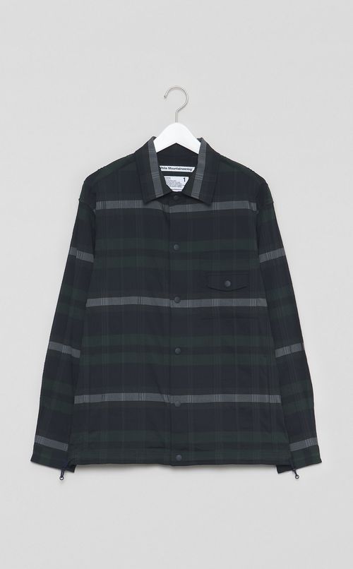 チェックシャツブルゾン
