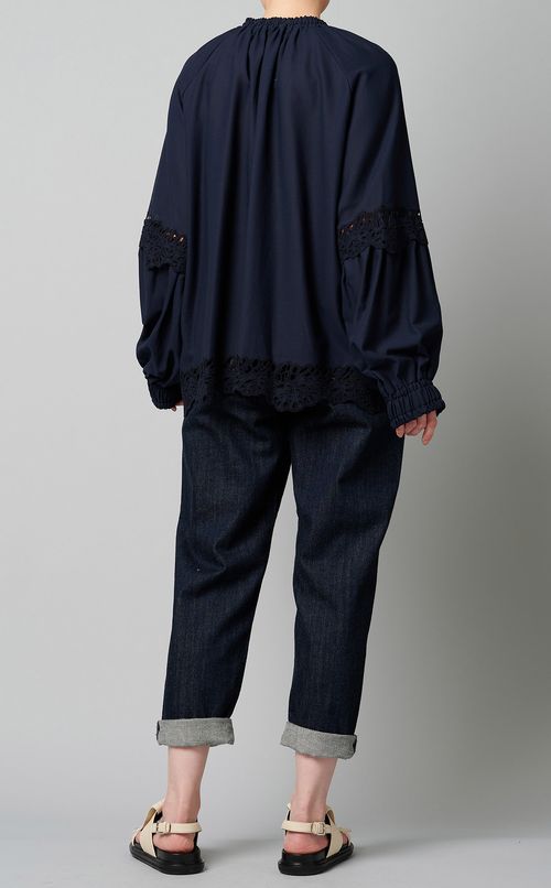 レースコットンプルオーバー