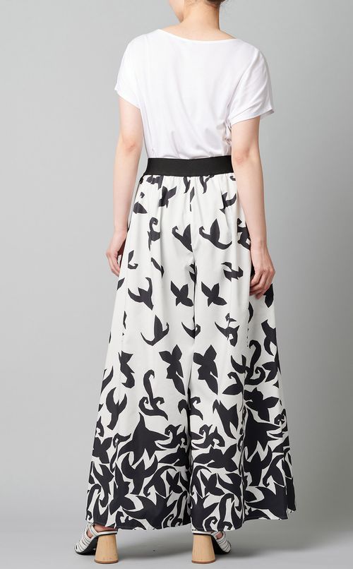 プリントフレアパンツ