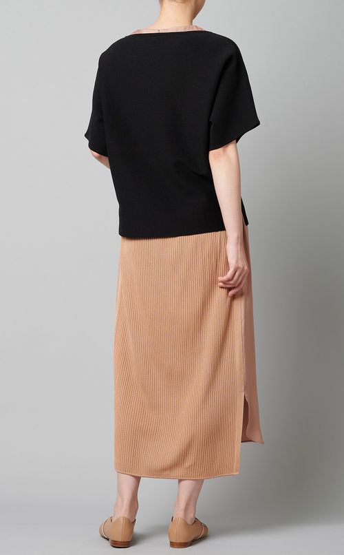 半袖ニットプルオーバー