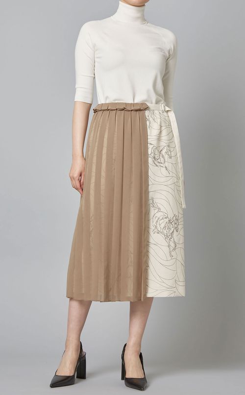 ギャロップモチーフプリーツスカート