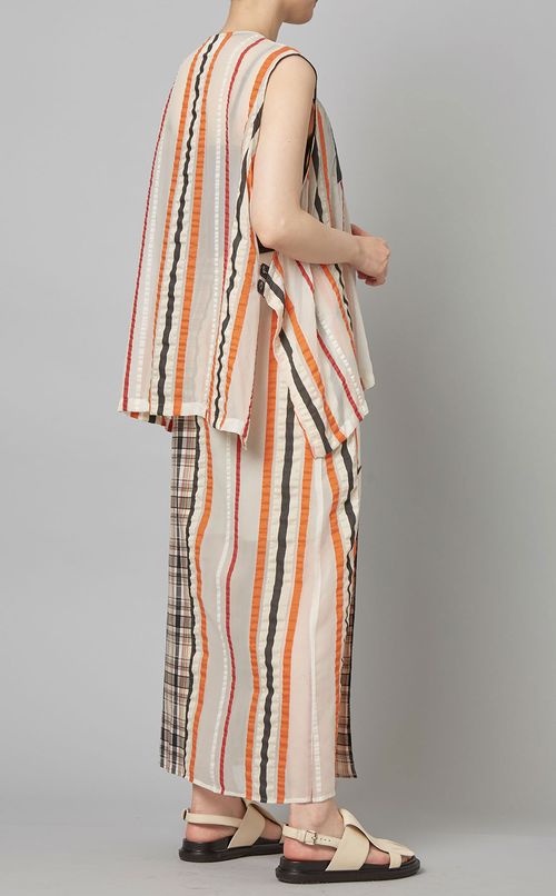 マルチストライププルオーバー