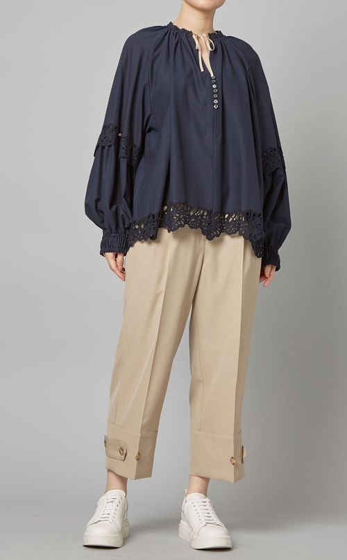 レースコットンプルオーバー