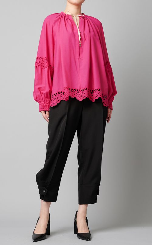 レースコットンプルオーバー