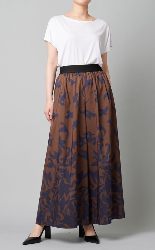 プリントフレアパンツ