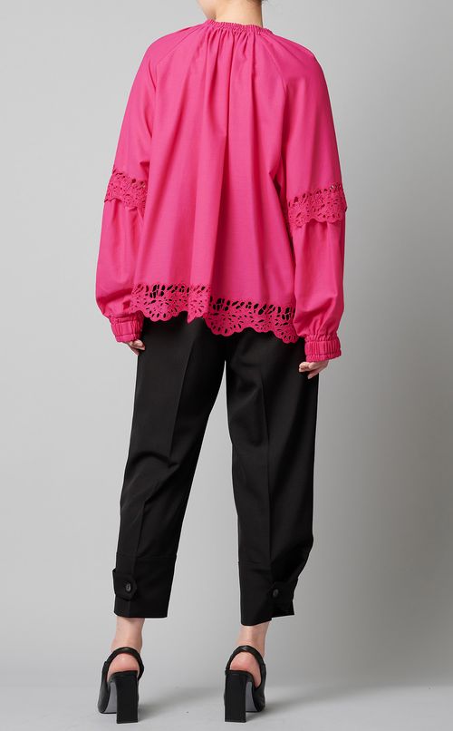 レースコットンプルオーバー