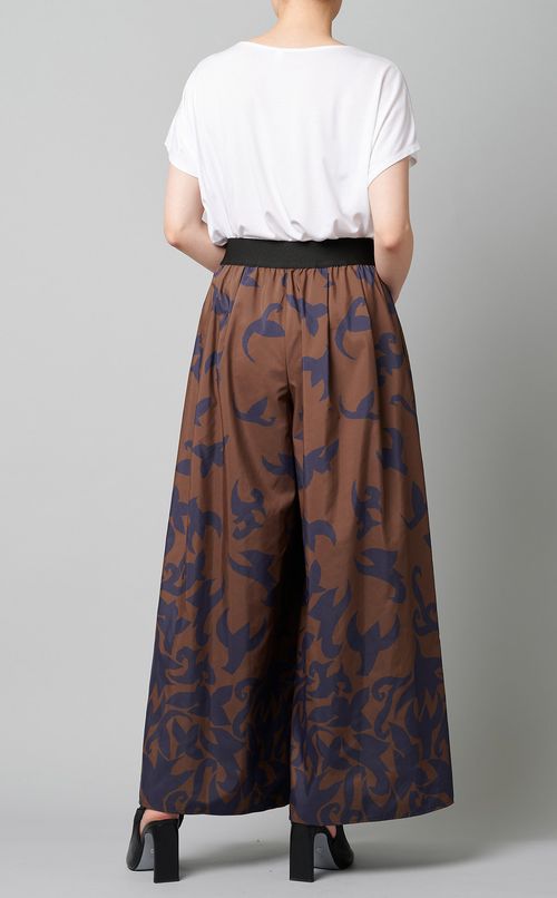 プリントフレアパンツ