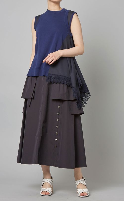 アシンメトリーカットソー