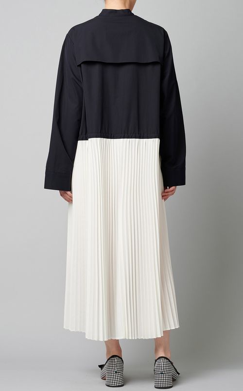 ヨーク切替シャツワンピース