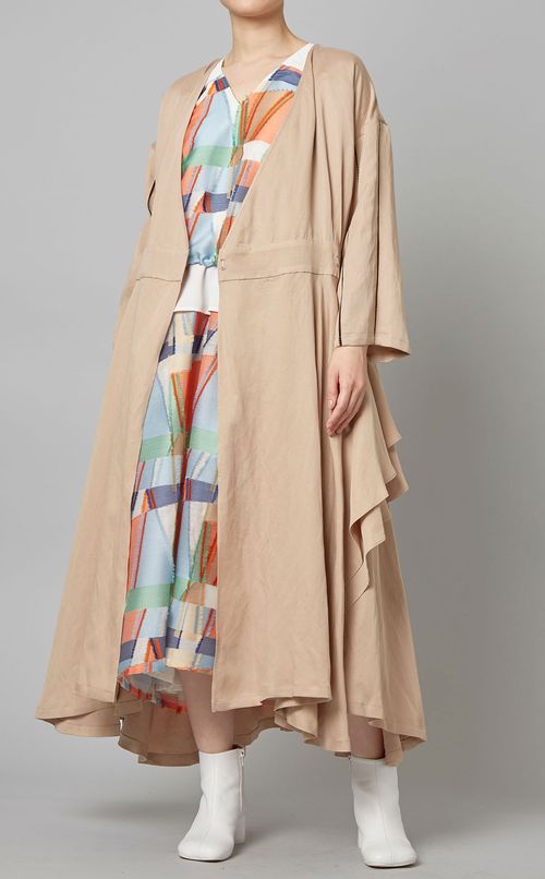 カシュクールドレープワンピース