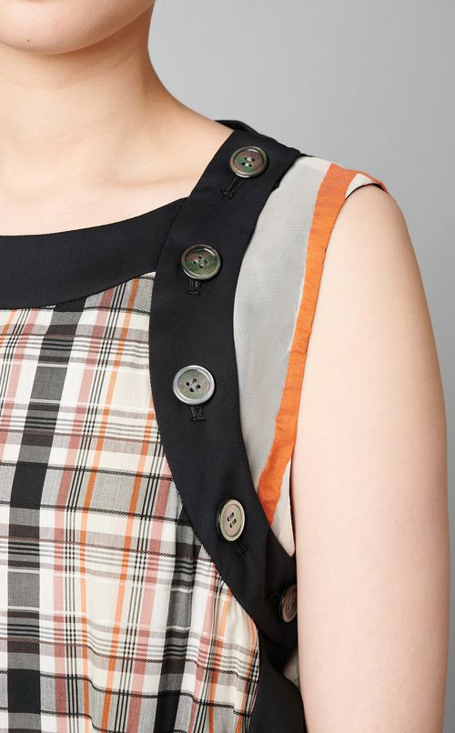 マルチカラーロングワンピース