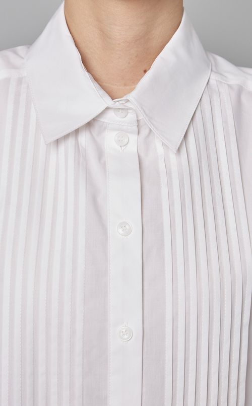 プリントロングシャツワンピース