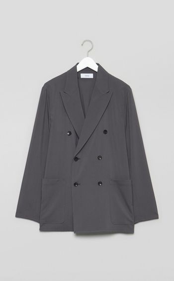 ダブルボタンウールジャケット