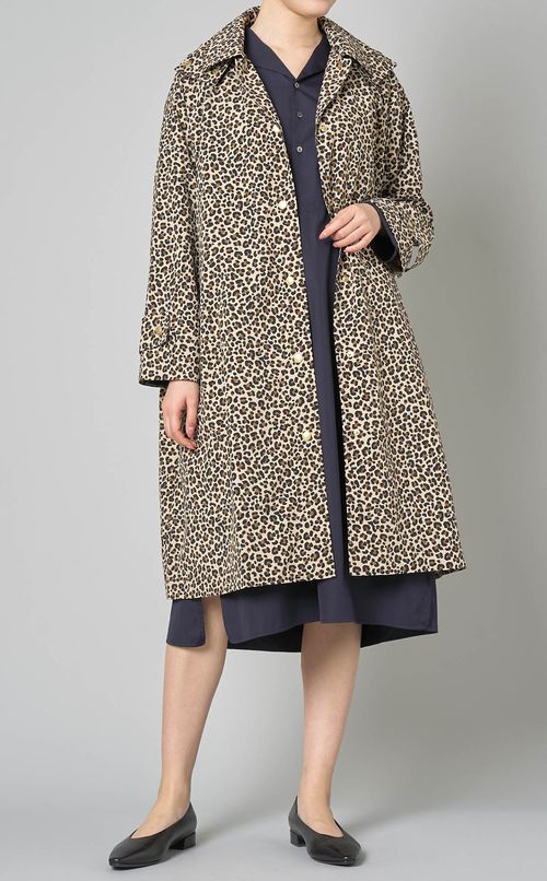 オープンカラーシャツワンピース