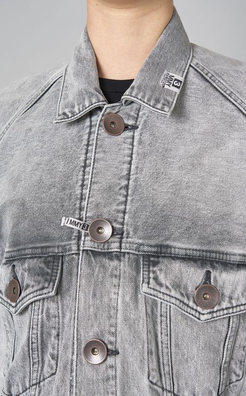 カシュクールルーズデニムブルゾン