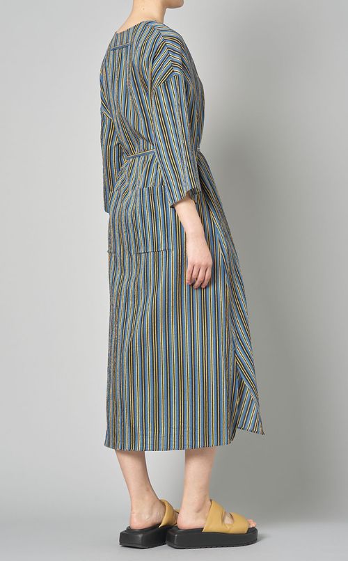 2wayマルチストライプワンピース