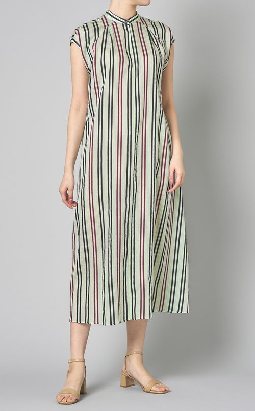 2wayマルチストライプワンピース