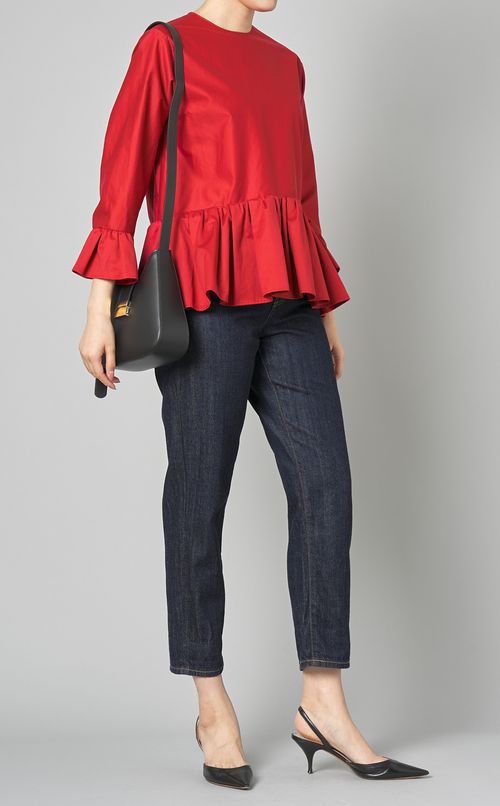 フロントフラップショルダーバッグ