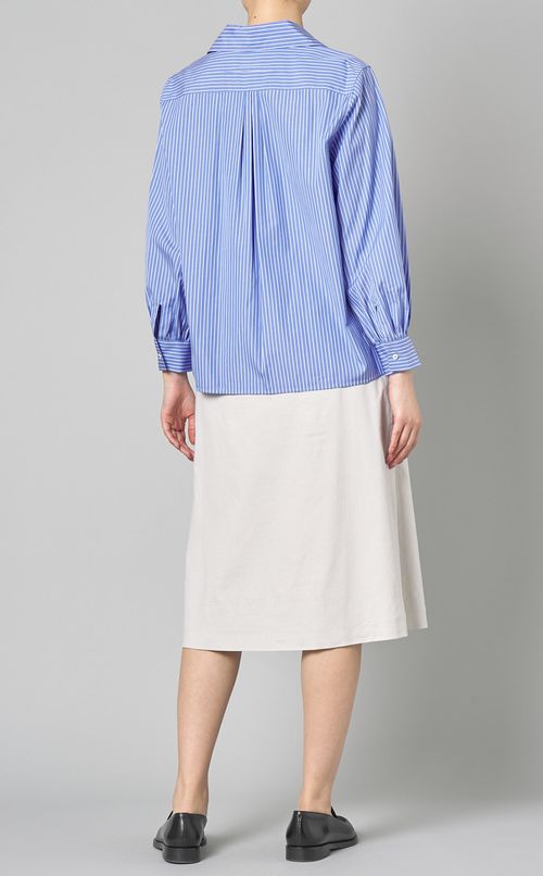 スキッパーパフスリーブシャツ