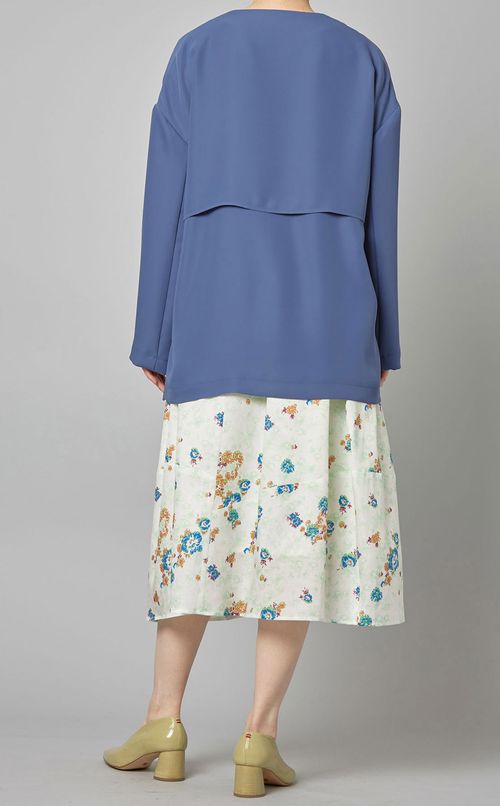 アシンメトリードレープジャケット