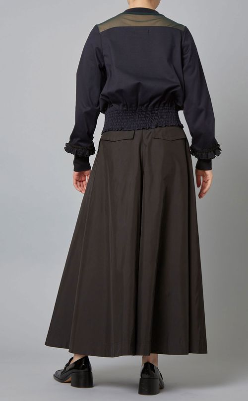 ギャザーフリルカーディガン